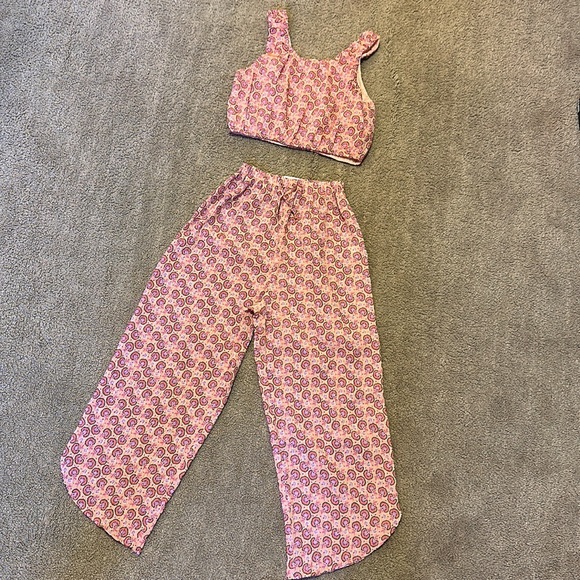 2pc girls pants set DK302